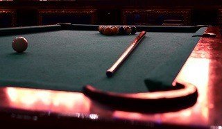 Professional pool table setup in Forrest City content img2